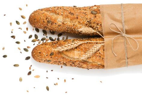 Posip za kruh z lanenimi semeni