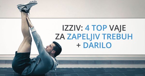 4 top vaje za zapeljiv trebuh