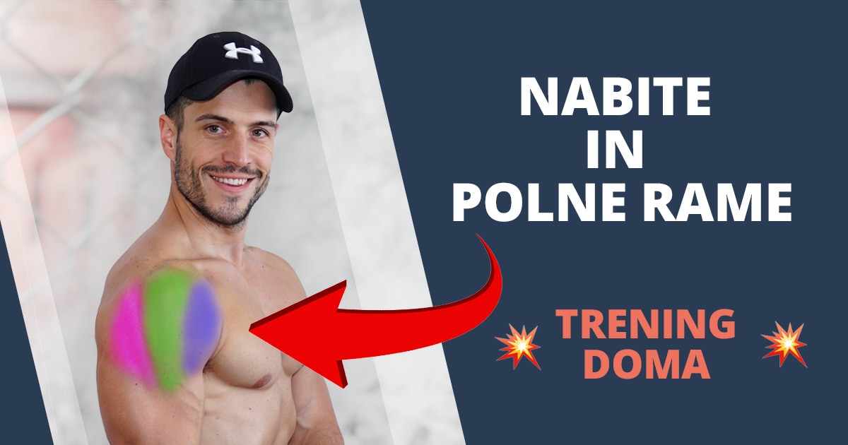5 vaj za polne in izklesane rame + vodeni trening