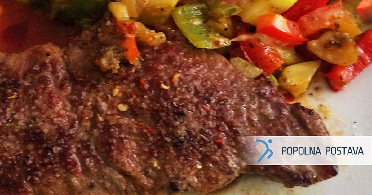 Božanski steak z zelenjavo