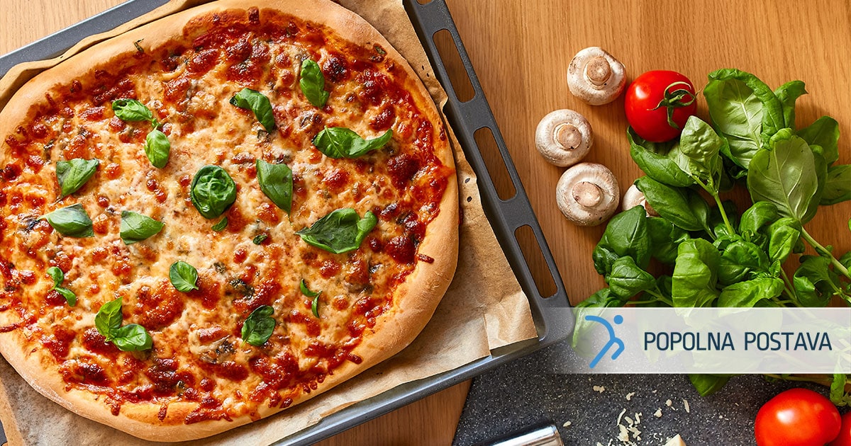 Domača polnozrnata pizza