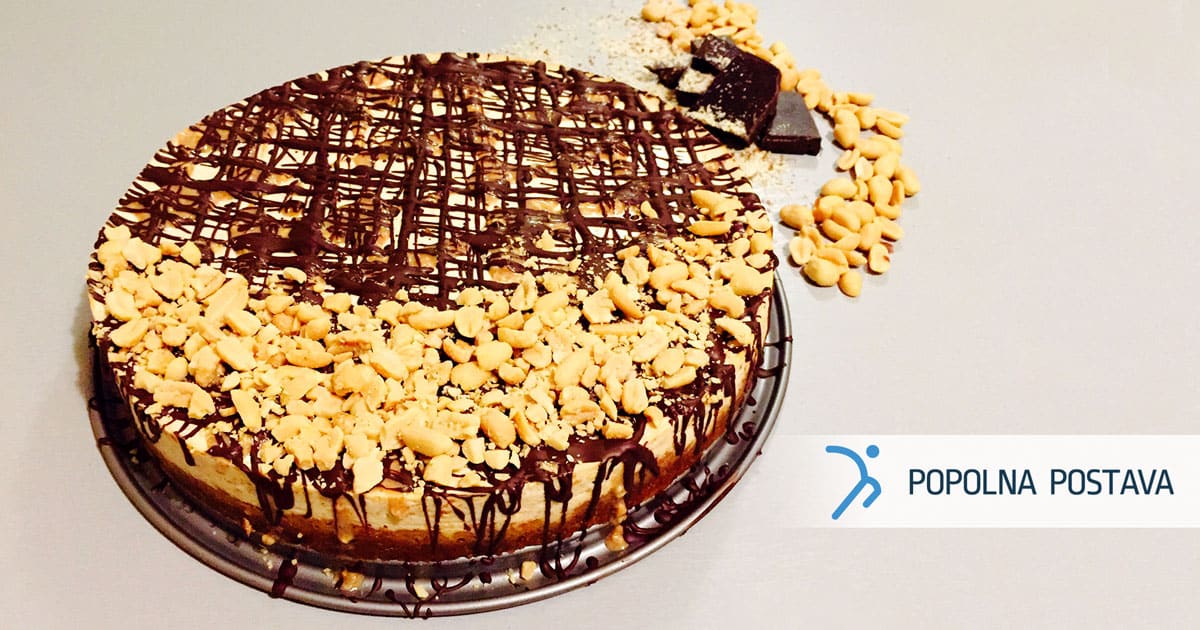Zdrava Snickers torta