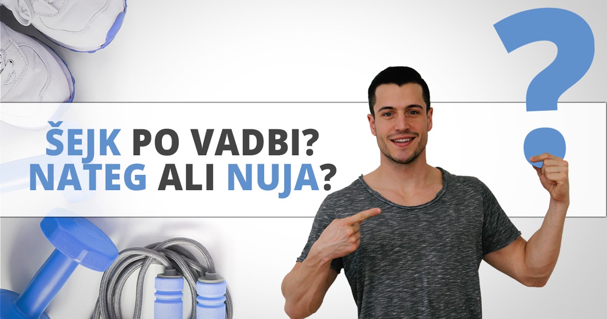 Beljakovinski šejk po vadbi? Nateg ali nuja?
