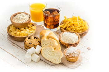 Nezdrava hrana povzroči padec glukoze