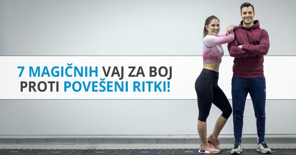 7 magičnih vaj za boj proti povešeni ritki