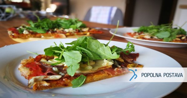 Pizza iz bučnega testa