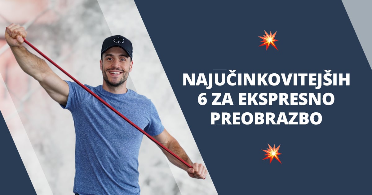 Vaje z elastiko – 7 najboljših za ekspresno preobrazbo