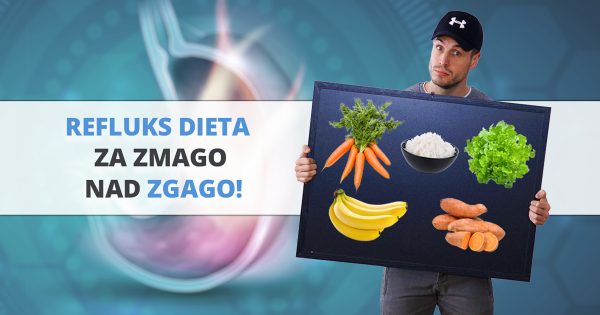 Refluks dieta: kako se prehranjevati, da ne peče zgaga?