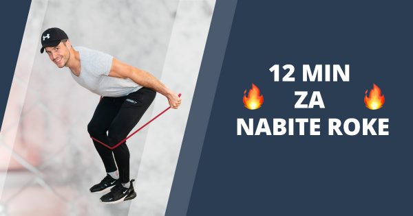 4 najboljše vaje za triceps z elastiko + Vodeni trening