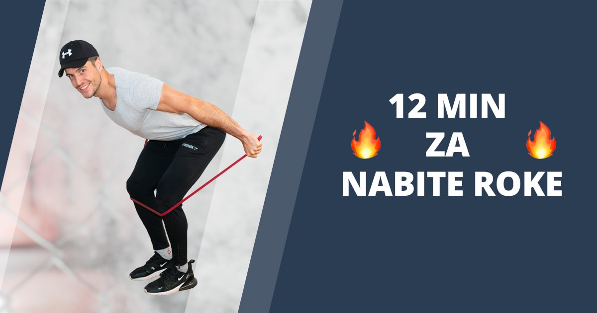 4 najboljše vaje za triceps z elastiko + Vodeni trening