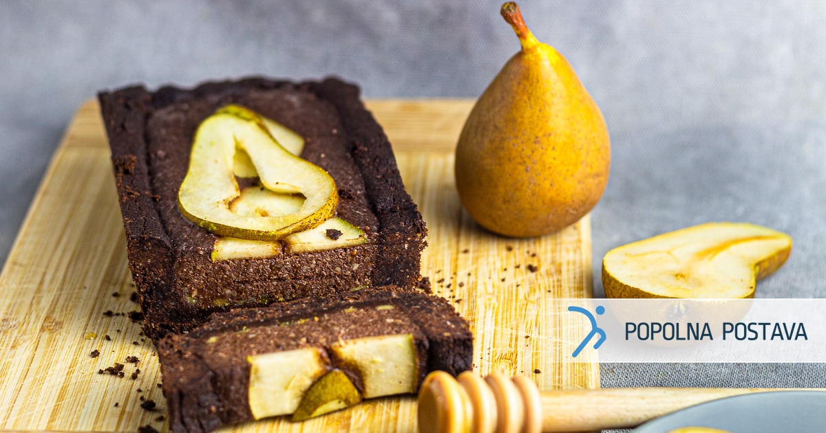 Čokoladni tart s hruško