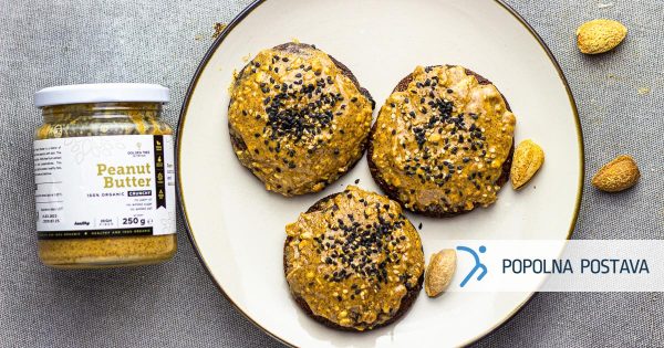 Mandljevi piškoti z arašidovim maslom – brez glutena