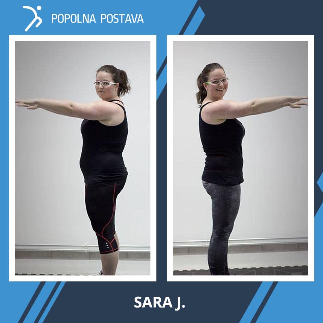 Korenita sprememba, ki je Saro pripeljala do željene postave