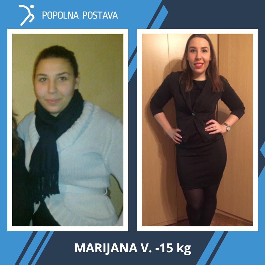 Kljub poškodbi kolena Marijana ni obupala