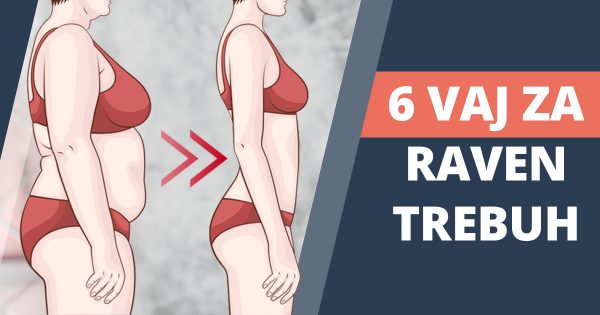 6 preprostih vaj za raven trebuh