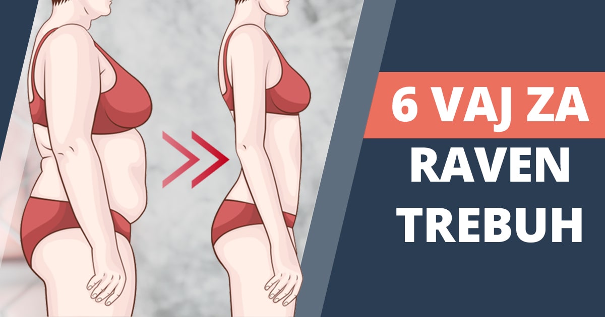 6 preprostih vaj za raven trebuh