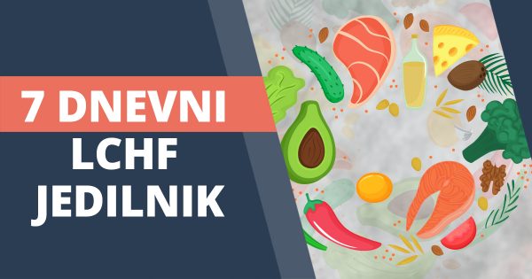 Brezplačen LCHF tedenski jedilnik za hujšanje