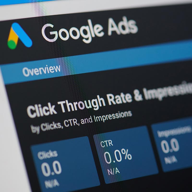 New,York,,Usa,-,January,24,,2019:,Google,Ads,Menu
