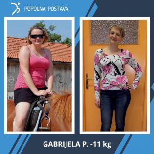 Kilogrami kopnijo in moja postava končno dobiva obliko
