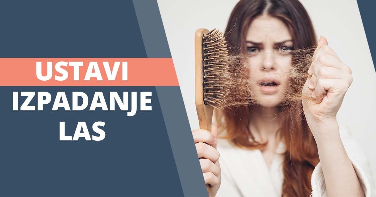 Izpadanje las: vzroki in kako si pomagati