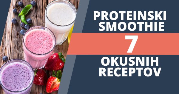 Proteinski napitki, pripravljeni v 3 minutah