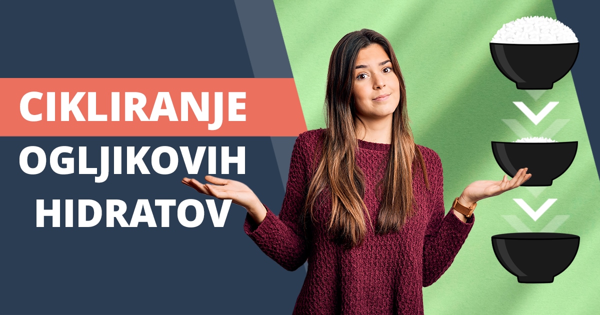 Cikliranje hidratov za lažje hujšanje (+ bonus: primer jedilnika)