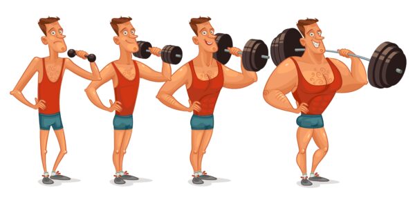 Primer treninga za povečanje mišične mase