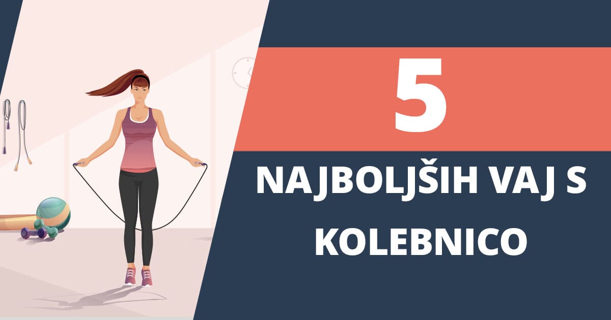 Skakanje s kolebnico: 5 top vaj za hitro izgubo kilogramov